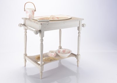 Lot 555 - A late 19th century child's washstand