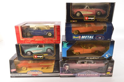 Lot 1 - 1:18 Scale Diecast 1950s  American Cars (7)
