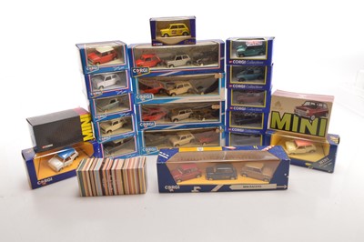 Lot 6 - Corgi and Lledo Diecast Mini Coopers Including The Italian Job (21)