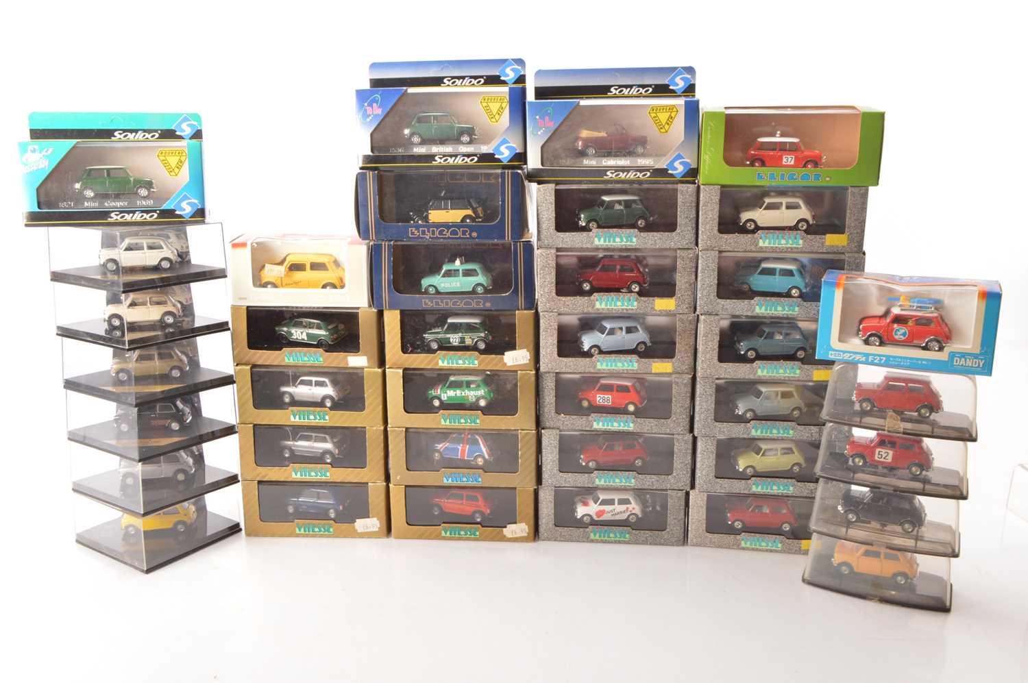 Lot 9 - Modern Diecast Mini Coopers (38)
