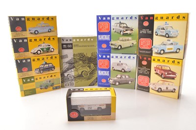 Lot 13 - Vanguards by Lledo Diecast Vintage Emergency competition and Commercial Cars and Landrovers (10)