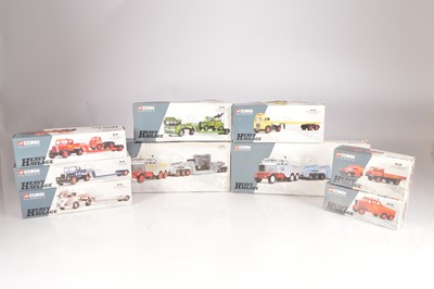 Lot 31 - Corgi Heavy Haulage Models (9)