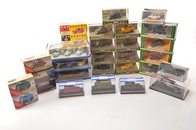 Lot 46 - Modern Diecast Vintage Cars and Delivery Vans (29)