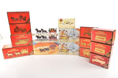 Lot 49 - Matchbox Models of Yesteryear and Brumm Vintage Horse drawn and Other Vehicles (17)