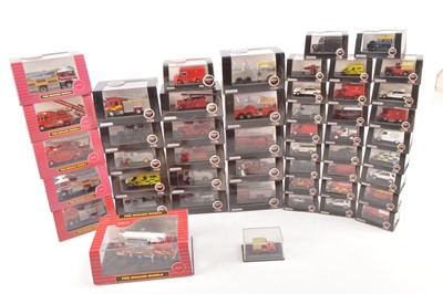 Lot 61 - Oxford Diecast and Fire Brigade Models 1:76 Scale Vehicles (50)