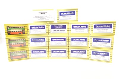Lot 68 - Forward Models Diecast 1:76 Scale British Bus Models (17)