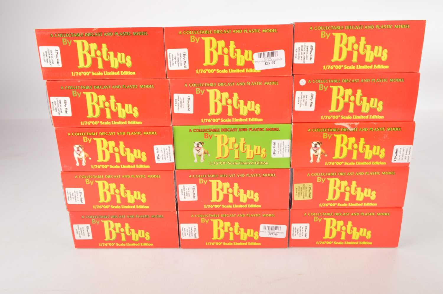 Lot 76 - Britbus 1:76 Scale Single Deck London Buses (15)