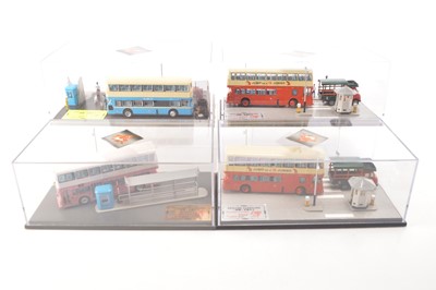 Lot 82 - ABC Model 1:76 Scale Bus Dioramas (4)