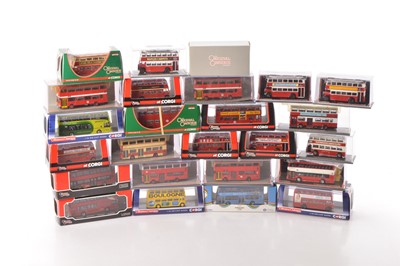 Lot 90 - Corgi Original Omnibus London 1:76 Scale Vintage and Modern Double Deck Buses (24)