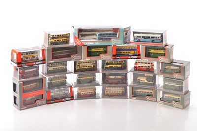 Lot 92 - Corgi Original Omnibus 1:76 Scale Vintage London Region Sussex and Bristol Single and Double Deck Buses and Support Vehicle (25)
