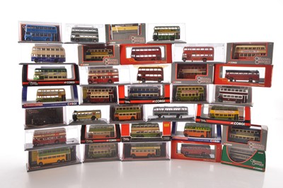 Lot 94 - Corgi Original Omnibus London 1:76 Scale Vintage Midlands the North and Scottish Single and Double Deck Buses and Support Vehicle (34)