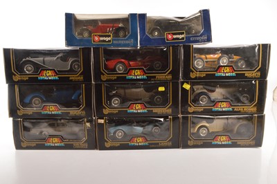 Lot 142 - Burago 1:18 Scale and 1:24 Scale Pre and Postwar Cars (11)