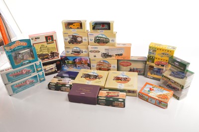 Lot 146 - Modern Diecast Vintage Commercial and Private Vehicles Including A Gypsy Caravan (26)