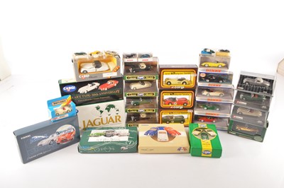 Lot 160 - Corgi and Other 1:43 Scale and Smaller Diecast and Plastic Jaguars (32)