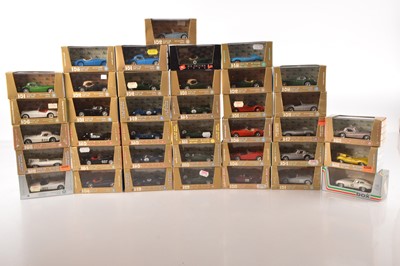 Lot 161 - Brumm and Model Box Vintage Jaguar Competition and Road Cars (38)