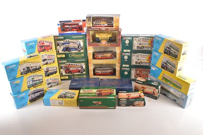 Lot 196 - Corgi Diecast Trams and Double Deck Buses (27)