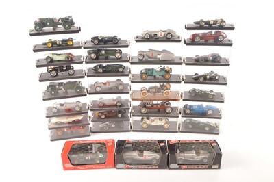 Lot 222 - Modern Diecast 1:43 Scale Pre and Postwar Competition Cars by Brumm (31)