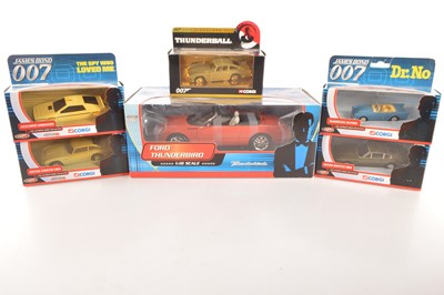 Lot 229 - Corgi 1;18 Scale and Smaller Cars From James Bond (6)