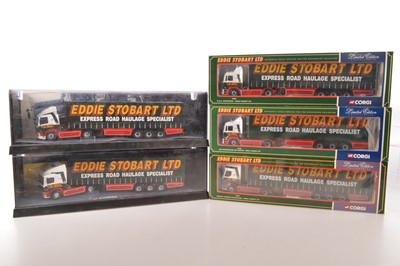 Lot 238 - Corgi Eddie Stobart Modern Haulage Vehicles (5)