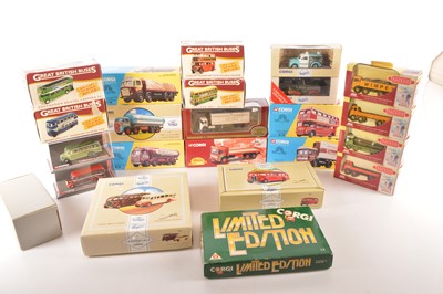 Lot 241 - Modern Diecast Vintage Commercial and Public Transport Vehicles (23)