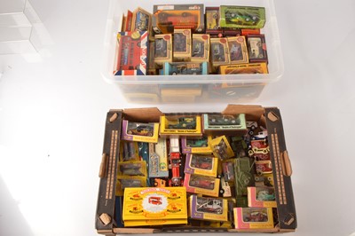 Lot 256 - Mainly Modern Diecast Vintage Commercial and Private Vehicles (90)
