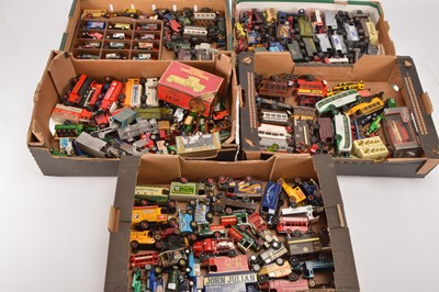 Lot 266 - Corgi Lledo Matchbox and other mostly Pre-war Vand buses and lorries (175+)