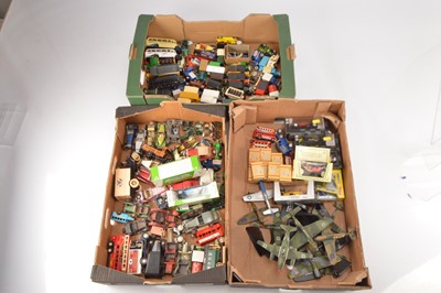 Lot 273 - Assorted diecast models mostly cars vans and planes (115+)