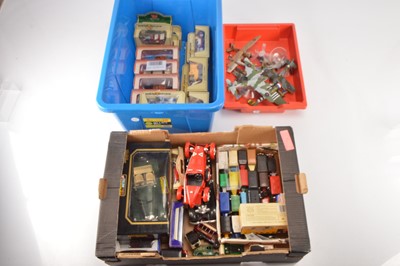 Lot 277 - Diecast Cars Warplanes and Promotional vans (60+)