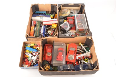 Lot 286 - Corgi Bburago Schabak and other diecast and plastic cars and vintage vehicles (90+ in 3 boxes)