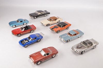 Lot 309 - Unboxed 1:18 Scale American 1960s/70s Cars (9)