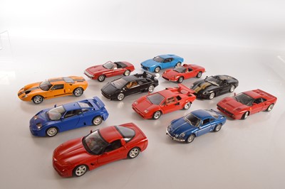 Lot 310 - Unboxed 1:18 Scale 1970s/80s/90s European and US Cars (11)