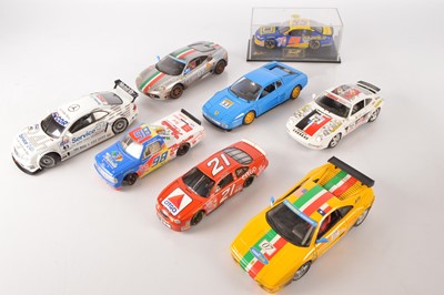 Lot 316 - Unboxed 1:18/1:24 Scale Modern Competition Cars (8)