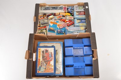 Lot 320 - 1960s and Later 1:64 Scale and Larger playworn/unboxed/boxed Diecast Vehicles and Carry Cases