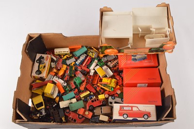 Lot 323 - Postwar and Modern Playworn and Boxed Diecast Vehicles (65+)