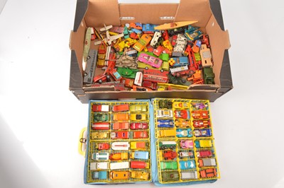 Lot 330 - Post War and Later 1:43 Scale and Smaller Playworn/Unboxed Diecast Vehicles (100+)
