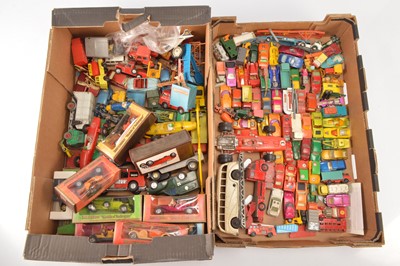 Lot 331 - Post War and Later 1:43 Scale and Smaller Playworn/Boxed Diecast Vehicles (110+)