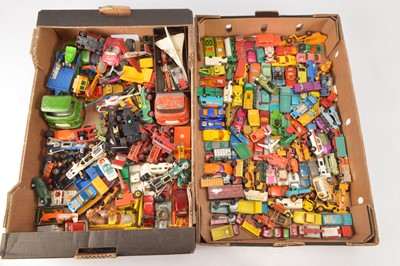 Lot 334 - Post War and Later Large Scale 1:43 Scale and Smaller Playworn/Unboxed Vehicles (140+)