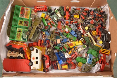 Lot 335 - Post War and Later 1:43 Scale and Smaller Playworn/Unboxed Vehicles (45+)