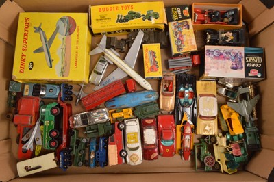 Lot 341 - Post War and Later 1:43 Scale and Smaller Playworn Vehicles (35+)