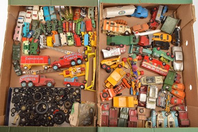 Lot 342 - Post War and Later 1:43 Scale and Smaller Playworn Vehicles (80+)