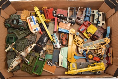 Lot 350 - Postwar and Later Playworn Diecast Vehicles (35+)