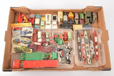 Lot 355 - Post War and Later 1:43 Scale and Smaller Playworn Vehicles (30+)
