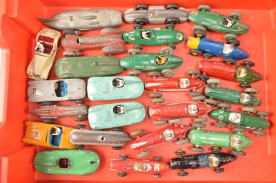 Lot 368 - Postwar Playworn Diecast Competition Cars (25)