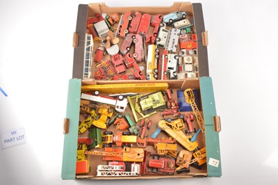 Lot 370 - Postwar and Later Playworn Dinky Diecast Vehicles (40)