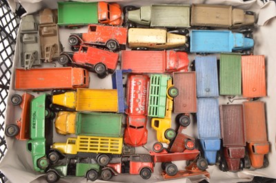 Lot 373 - Postwar Playworn Diecast Dinky Commercial Vehicles (25+)