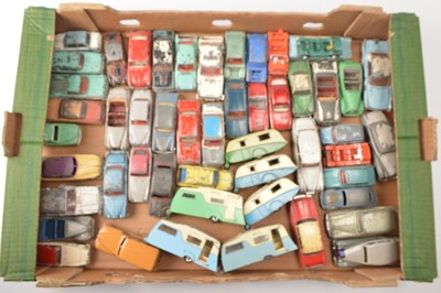 Lot 374 - Postwar Playworn Diecast Dinky Cars Vehicles (45+)