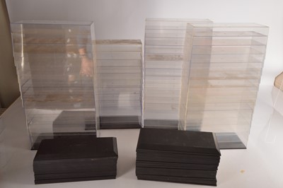 Lot 376 - Plastic 1:18 scale Diecast Display Cases (48)