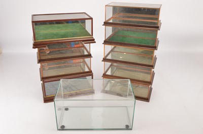 Lot 378 - 1:18 scale Glass Diecast Model Display Cases (10)