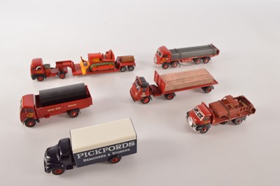 Lot 384 - Dinky and Matchbox Code 3 Commercial Vehicles (6)