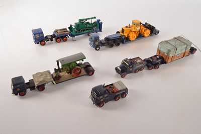 Lot 390 - Matchbox Corgi Classics and Conrad Code 3 Commercial Vehicles Low Loaders (4)